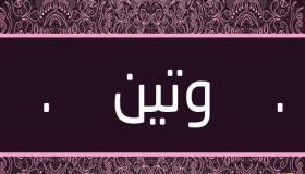 معنى اسم وتين في قاموس المعاني