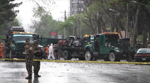 سيارة مفخخة تستهدف رتلا عسكريا للناتو بالقرب من السفارة الأمريكية