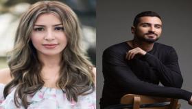 جنات ومحمد الشونوبي يغنيان دويتو تتر أغنية مسلسل بخط الإيد