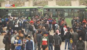 بدء تنفيذ اتفاق المدن الأربع المبرم بين النظام السوري وفصائل المعارضة