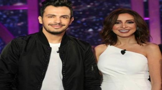 شاهد بالصور أنغام وزوجها في حفل الموريكس وهذه رسالتها الرومانسية له