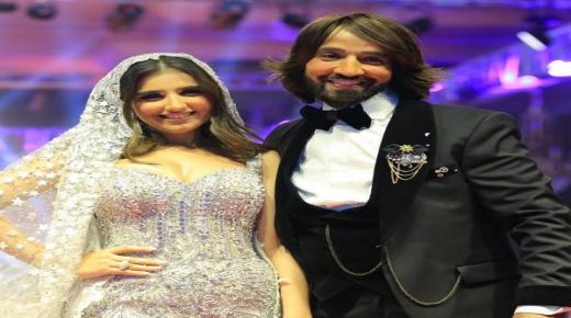 مي عمر تبهر الملايين بفستان زفاف من توقيع هاني البحيري وثمنه يثير الجدل