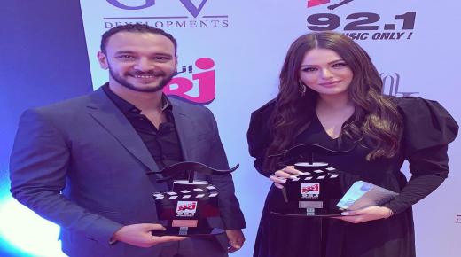 خطوبة هنادي مهنا وأحمد خالد صالح بعد قصة حب رومانسية