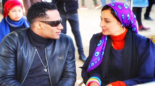 محمد رمضان يحتفل بعيد ميلاد حلا شيحة وابراهيم فخر مخرج مسلسل زلزال