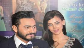 شاهدوا صورة تاليا ابنة تامر حسني التي تقلد فيها والدتها فهل تتحضر لنجومية مبكرة؟